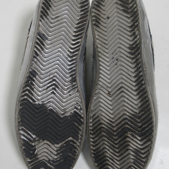 Golden Goose Limited Edition Super-Star Sneakers In Denim Zebra-Print 10 US - Picture 7 of 12